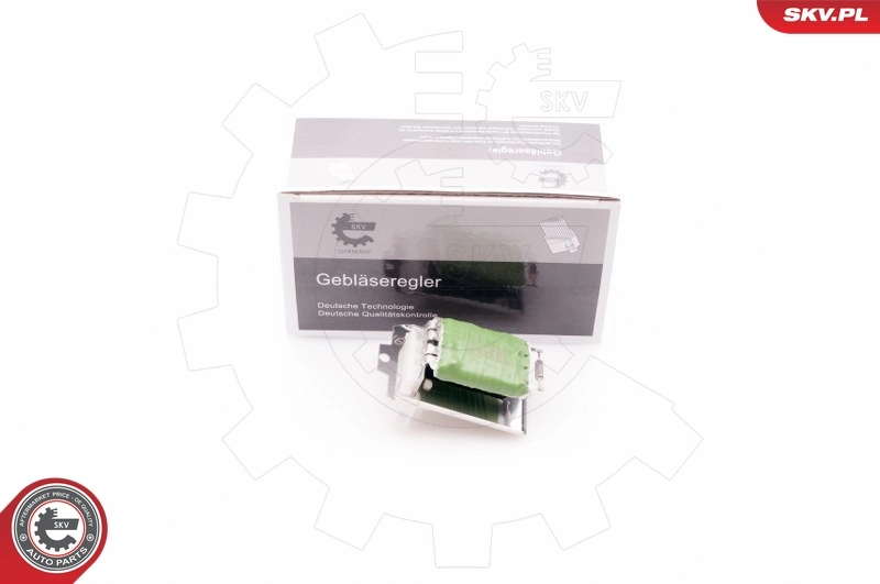 Resistor, interior blower